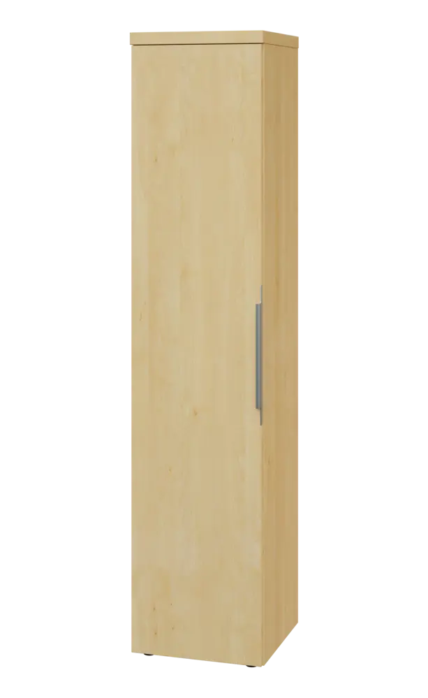 SIN 5 - 4D kancelářská skříň, 1-dveřová, levá, 1820x400x400, javor horský